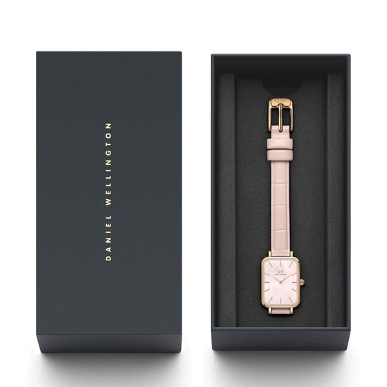 Orologio solo tempo Daniel Wellington Quadro Pressed Rouge da donna DW00100508-4