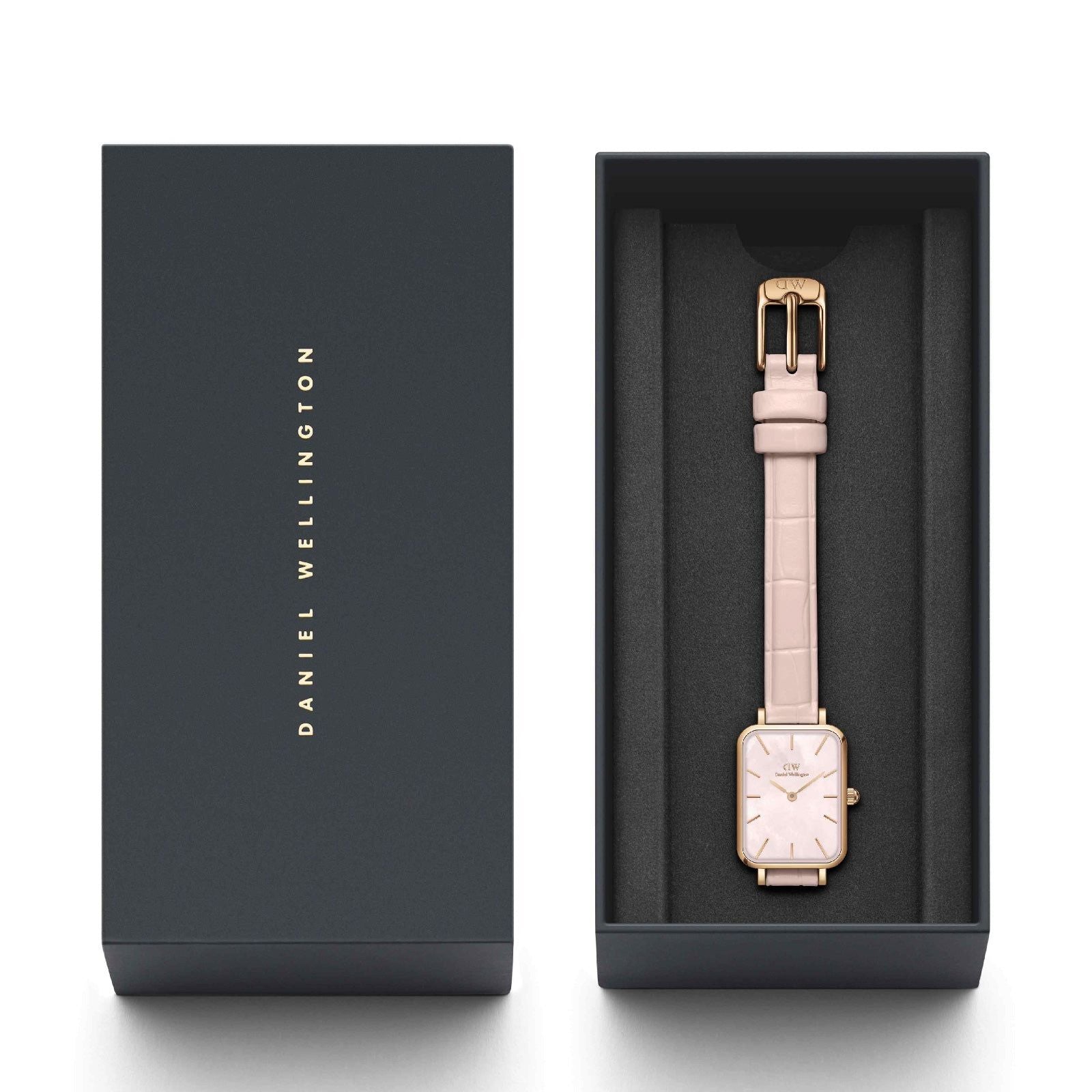 Orologio solo tempo Daniel Wellington Quadro Pressed Rouge da donna DW00100508-4