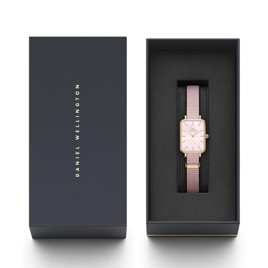 Orologio solo tempo Daniel Wellington Quadro Pressed Coral da donna DW00100509-3