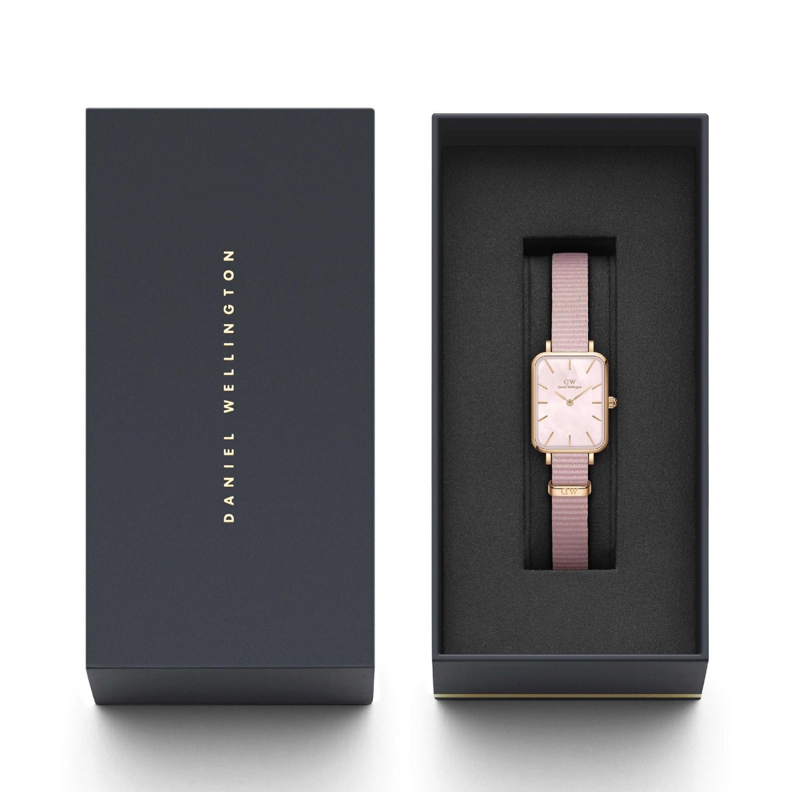 Orologio solo tempo Daniel Wellington Quadro Pressed Coral da donna DW00100509-3
