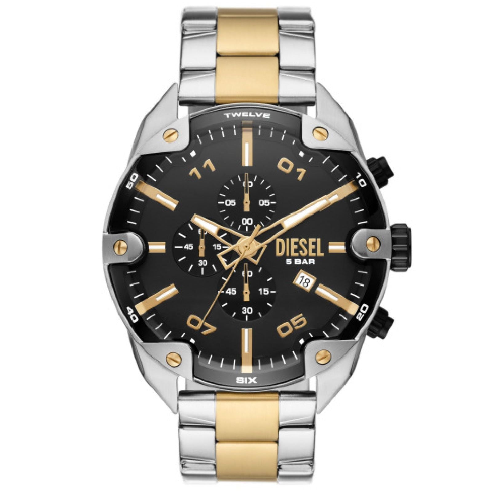 Orologio cronografo Diesel Spiked da uomo DZ4627-1