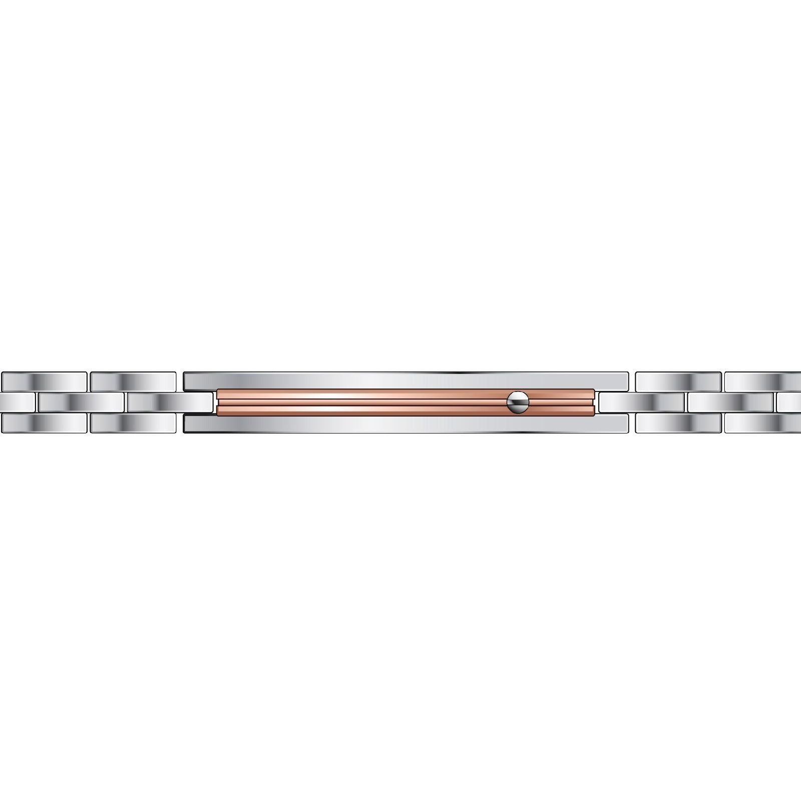 Bracciale Zancan Hiteck da uomo EHB216-1