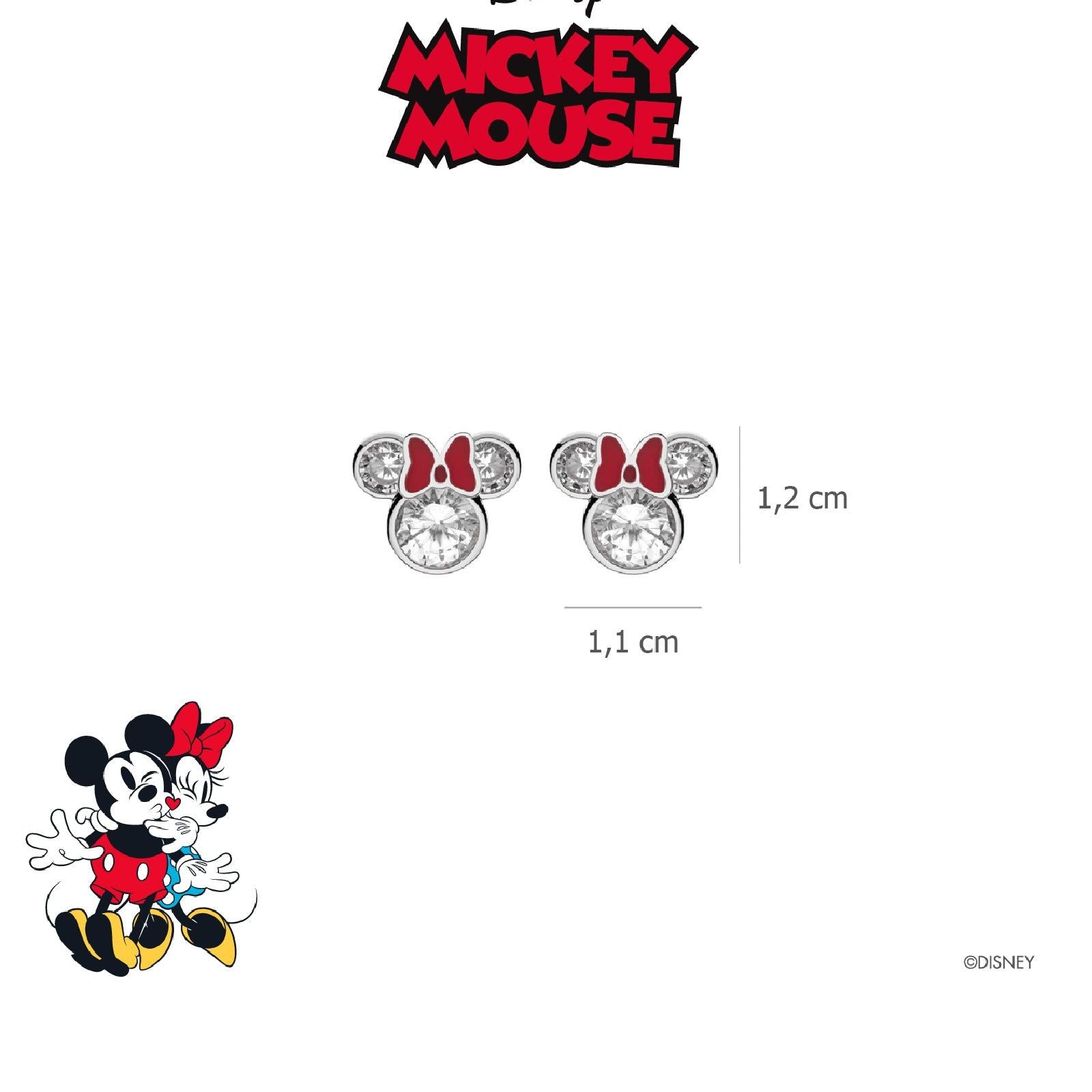 Orecchini Disney Preziosi Mickey Mouse da donna e da bambina ES00014RZWL-CS-2
