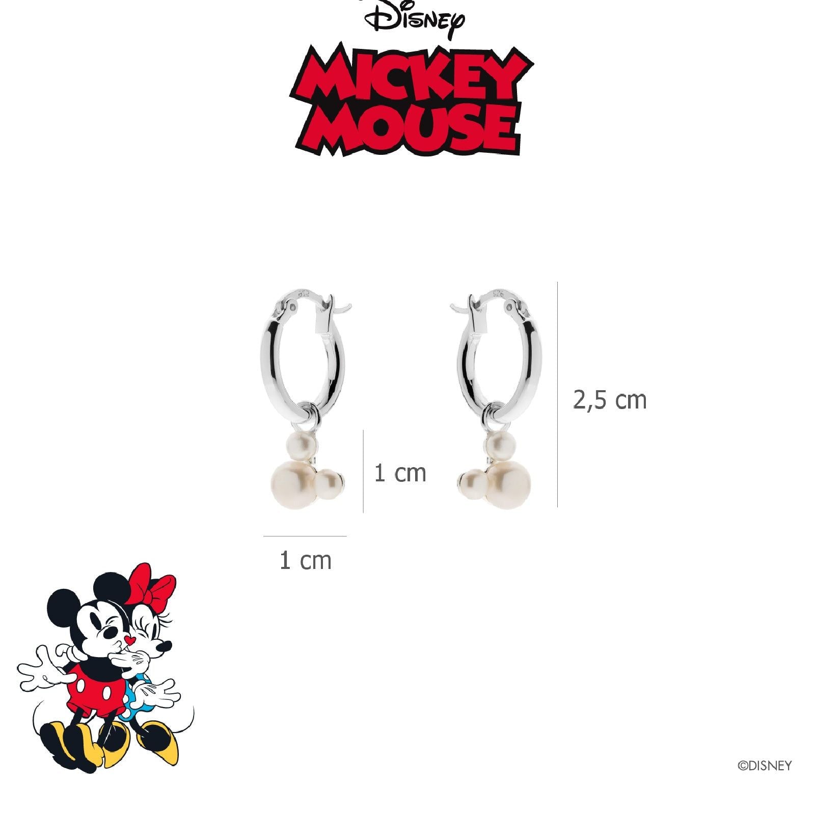 Orecchini Disney Mickey Mouse da donna e da bambina ES00034SMAL-CS-2