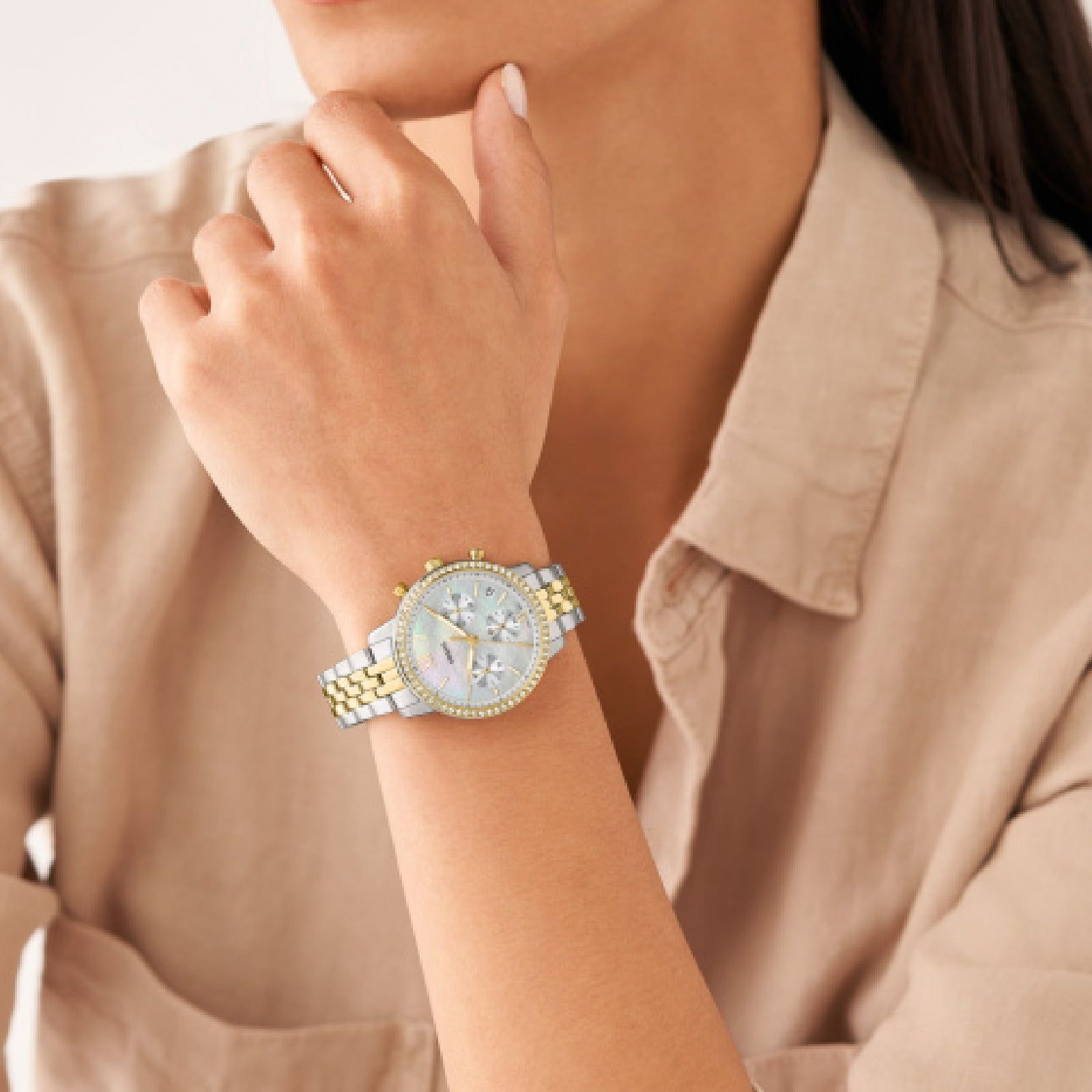 Orologio cronografo Fossil Neutra da donna ES5216-4