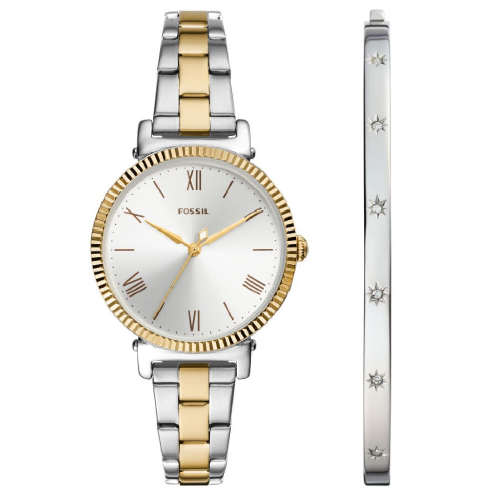 Cofanetto Orologio solo tempo Fossil Daisy 3 Hand da donna ES5249SET-1