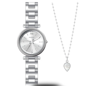 Cofanetto Orologio solo tempo Fossil Carlie da donna ES5250SET-1