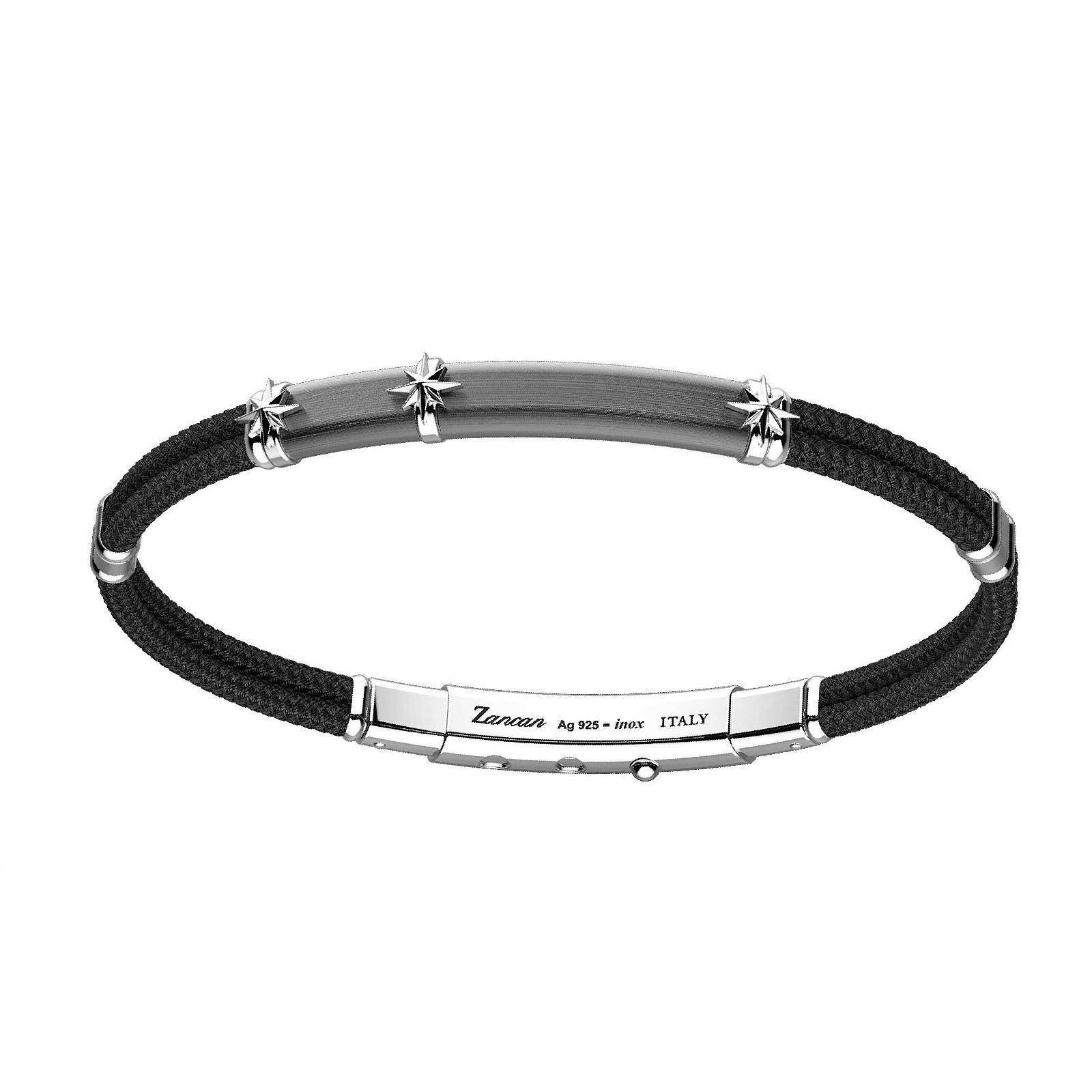 Bracciale Zancan Robikevlar Star da uomo ESB064-NE-1