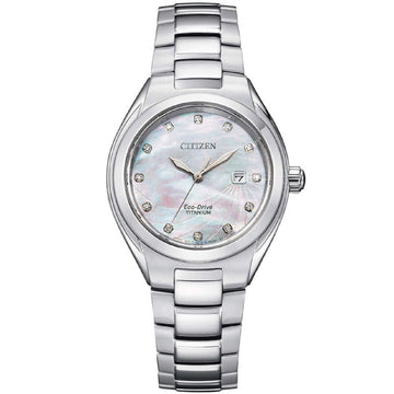 Orologio solo tempo Citizen Lady Super Titanium da donna EW2611-87Y-1