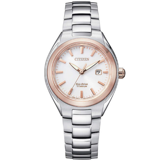 Orologio solo tempo Citizen Lady Super Titanium da donna EW2616-83A-1