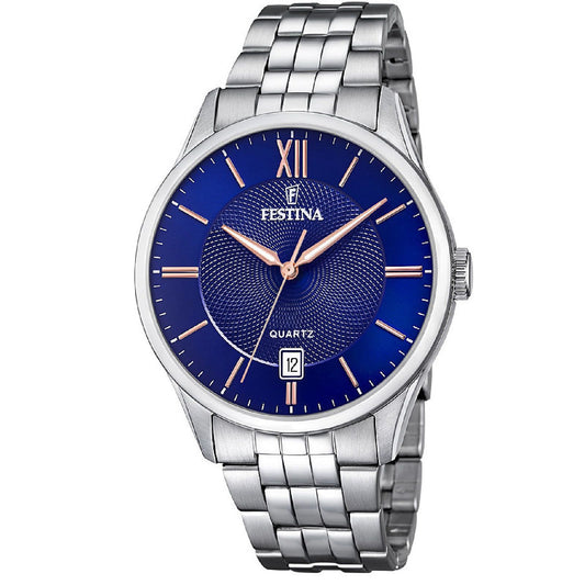 Orologio solo tempo Festina Acero Clasico da uomo F20425-5-1