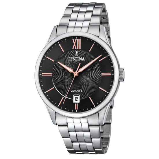 Orologio solo tempo Festina Acero Clasico da uomo F20425-6-1