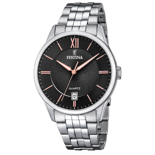 Orologio solo tempo Festina Acero Clasico da uomo F20425-6-1