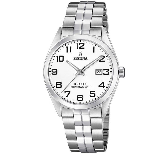 Orologio solo tempo Festina Acero Clasico da uomo F20437-1-1