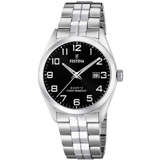 Orologio solo tempo Festina Acero Clasico da uomo F20437-4-1