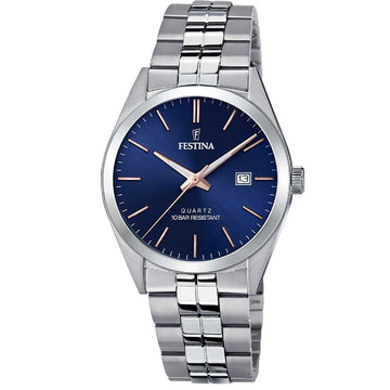 Orologio solo tempo Festina Acero Clasico da uomo F20437-B-1