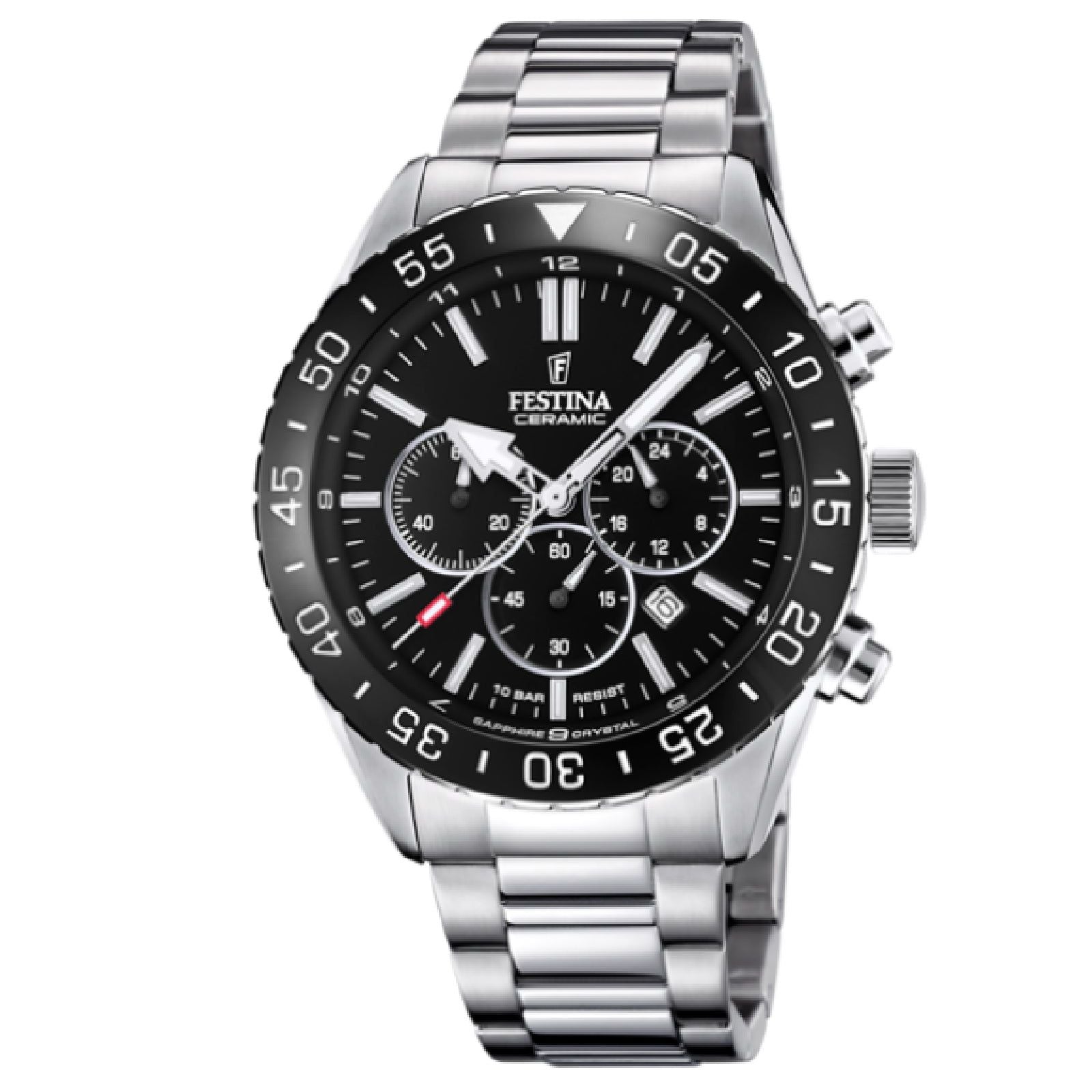 Orologio crono Festina Ceramic da uomo F20575-3-1