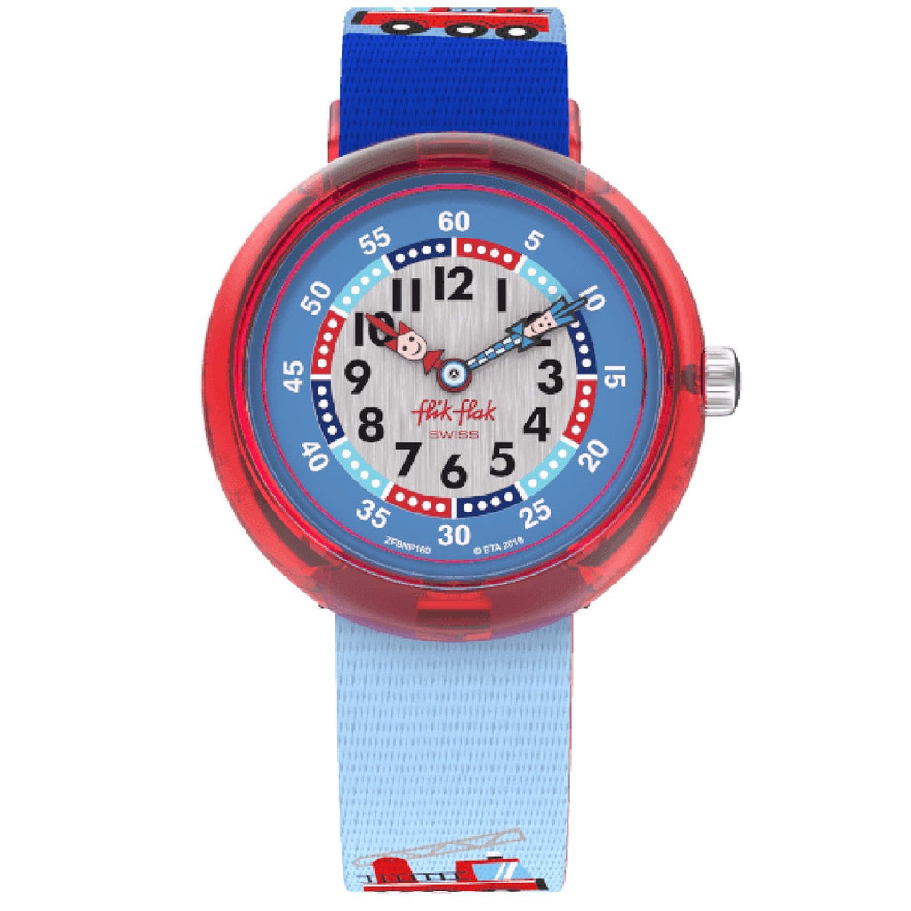 Orologio solo tempo Flik Flak Firetruck da bambino