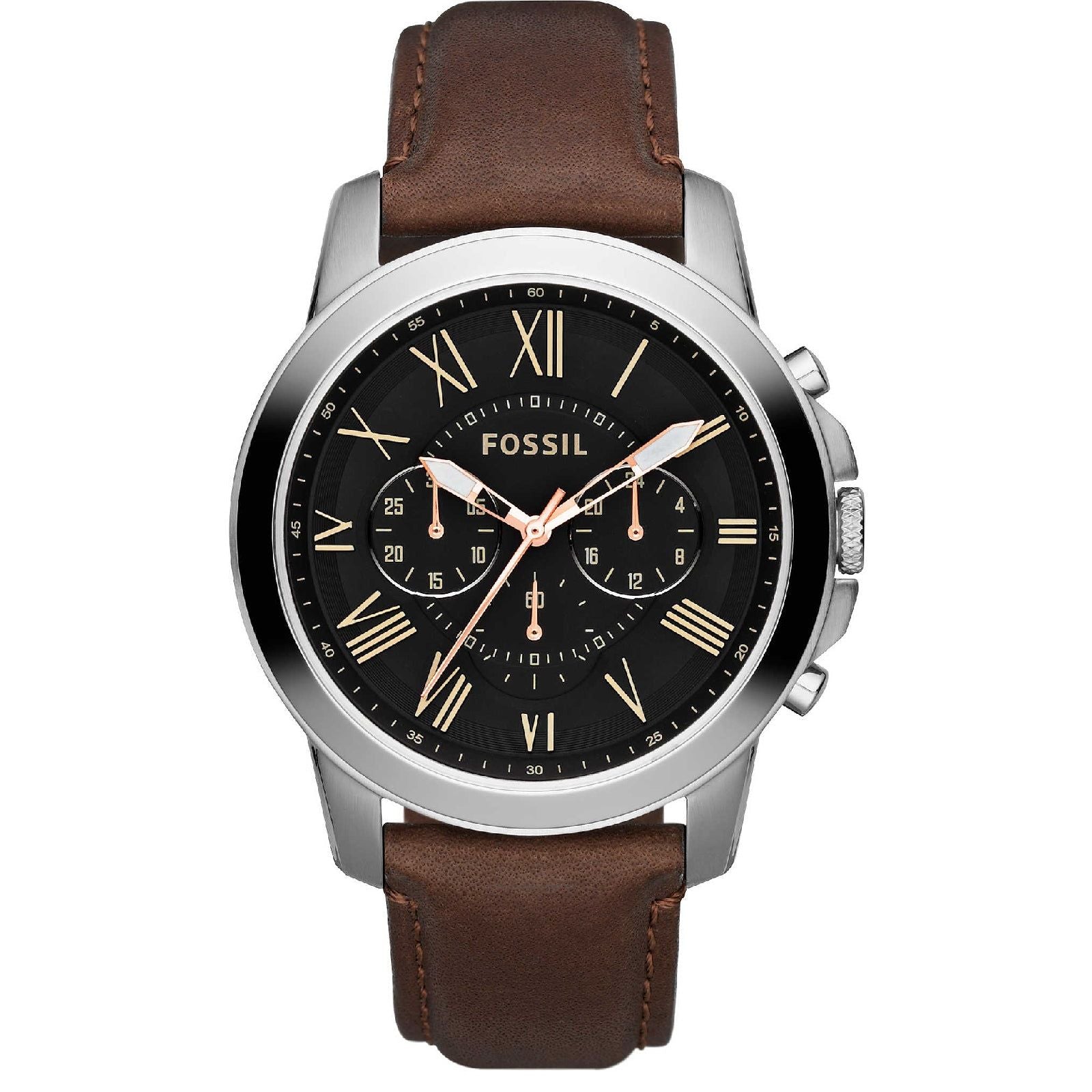 Orologio crono Fossil Grant da uomo FS4813-1