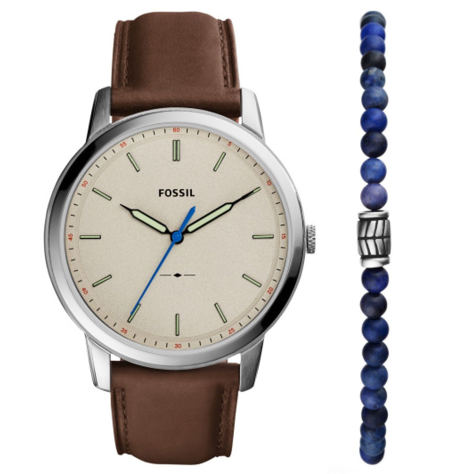 Cofanetto Orologio solo tempo Fossil The Minimalist 3H da uomo FS5966SET-1