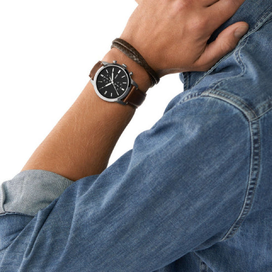 Cofanetto Orologio cronografo Fossil Townsman da uomo FS5967SET-4