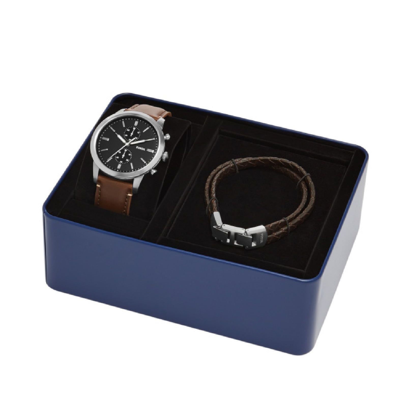 Cofanetto Orologio cronografo Fossil Townsman da uomo FS5967SET-5