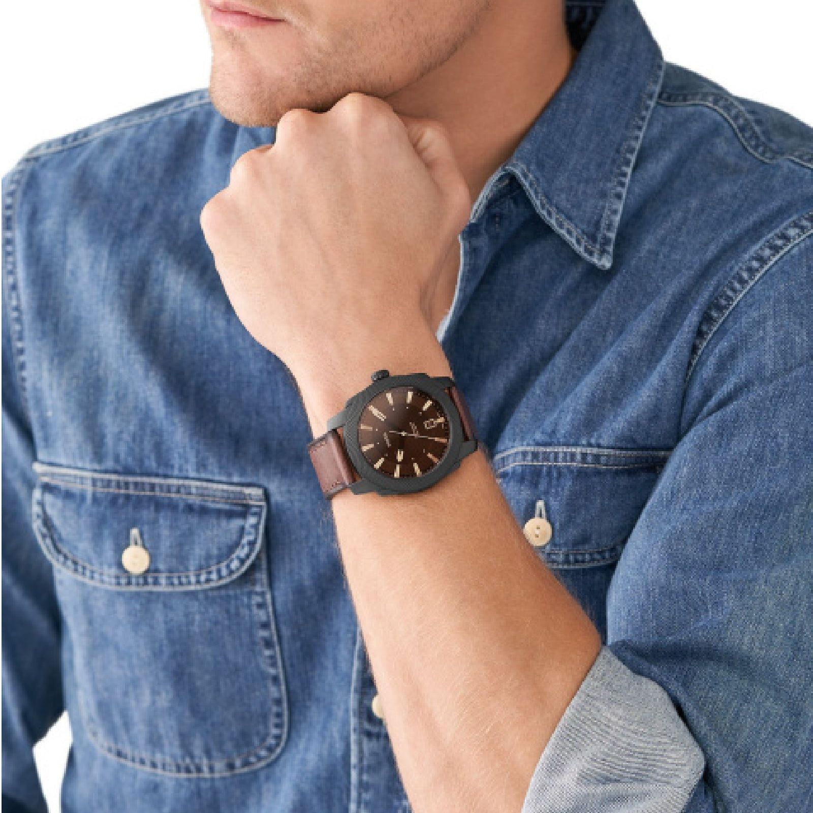 Orologio solo tempo Fossil Machine da uomo FS5972-4