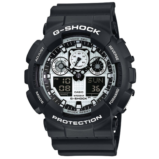Orologio digitale e analogico Casio G-Shock da uomo GA-100BW-1AER-1