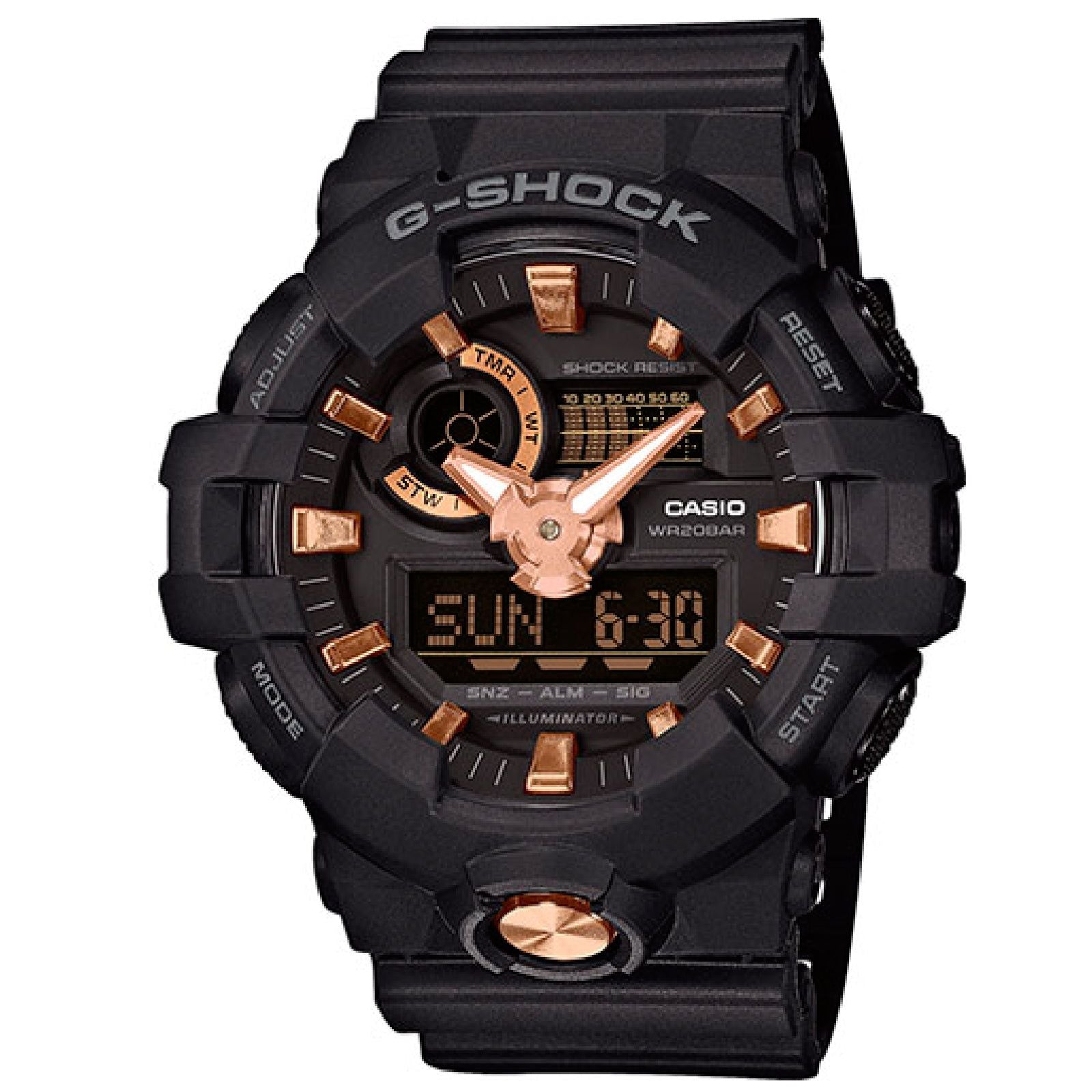Orologio digitale e analogico Casio G-Shock da uomo GA-710B-1A4ER-1