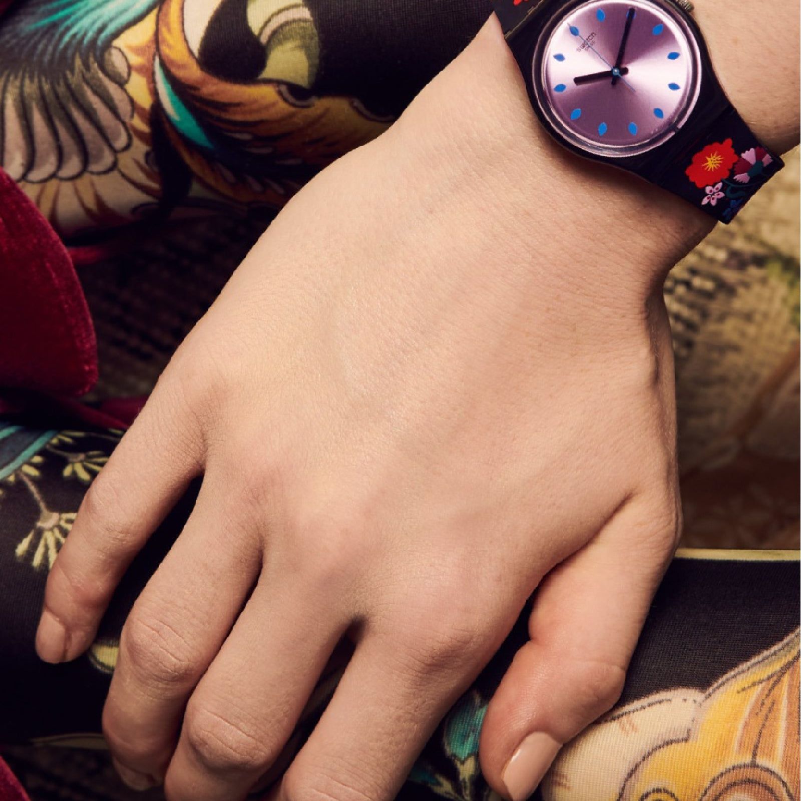 Orologio solo tempo Swatch I Love Your Folk da donna GB319-4