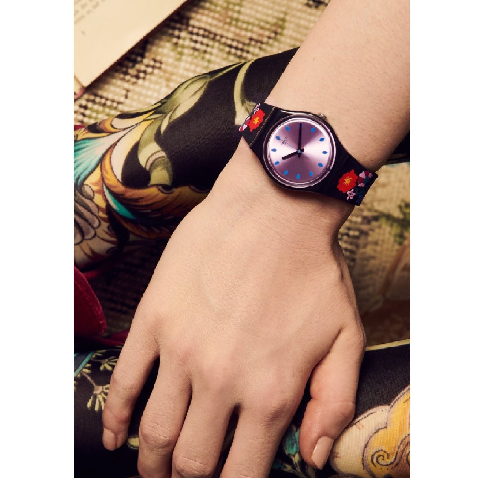 Orologio solo tempo Swatch I Love Your Folk da donna GB319-5