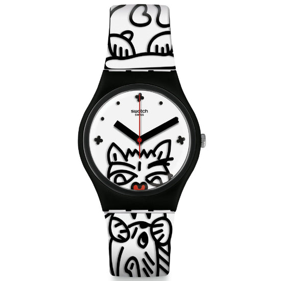 Orologio solo tempo Swatch I Love Your Folk da donna e da bambina/o GB322-1