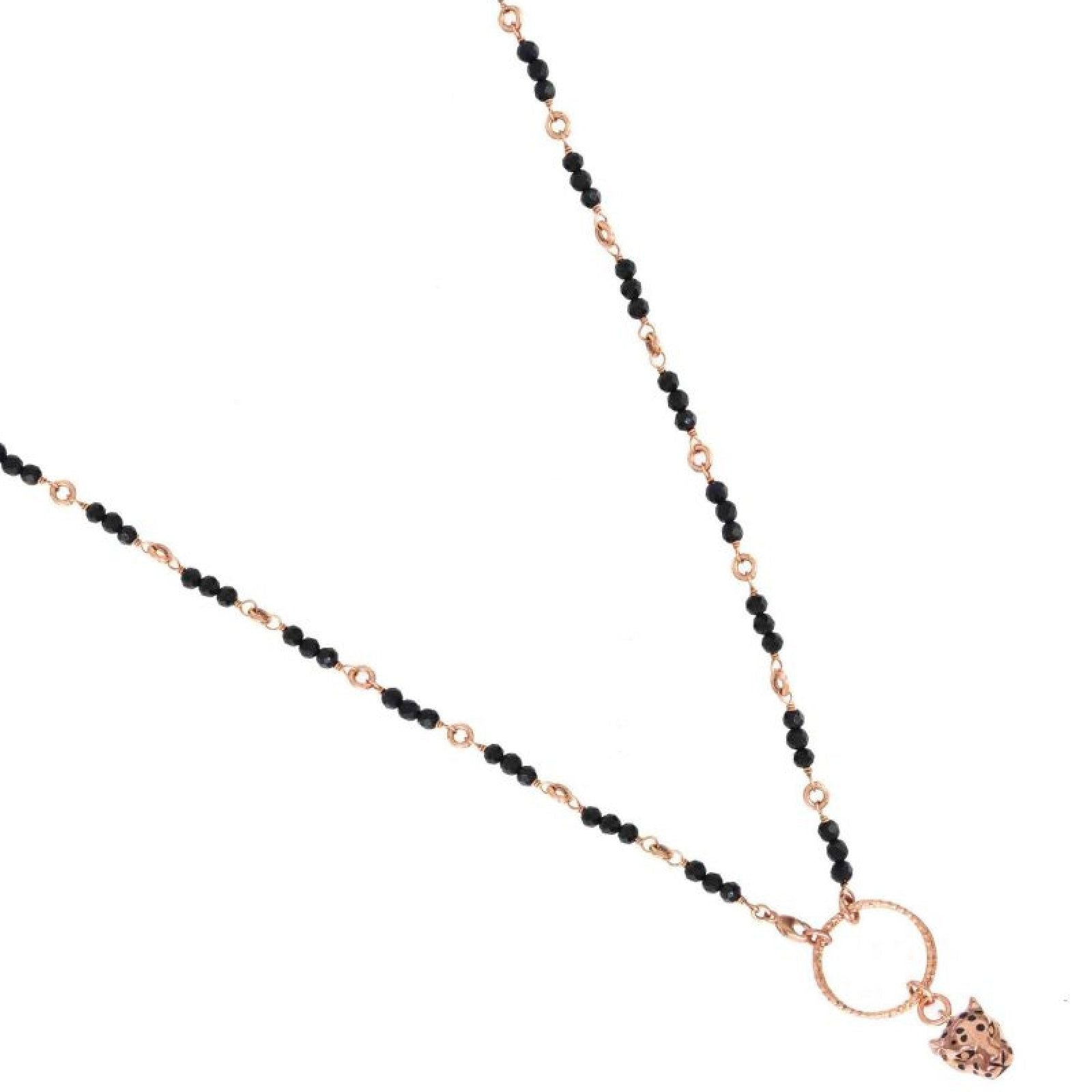 Collana Maman et Sophie Leopard da donna GCLEOROSP-1