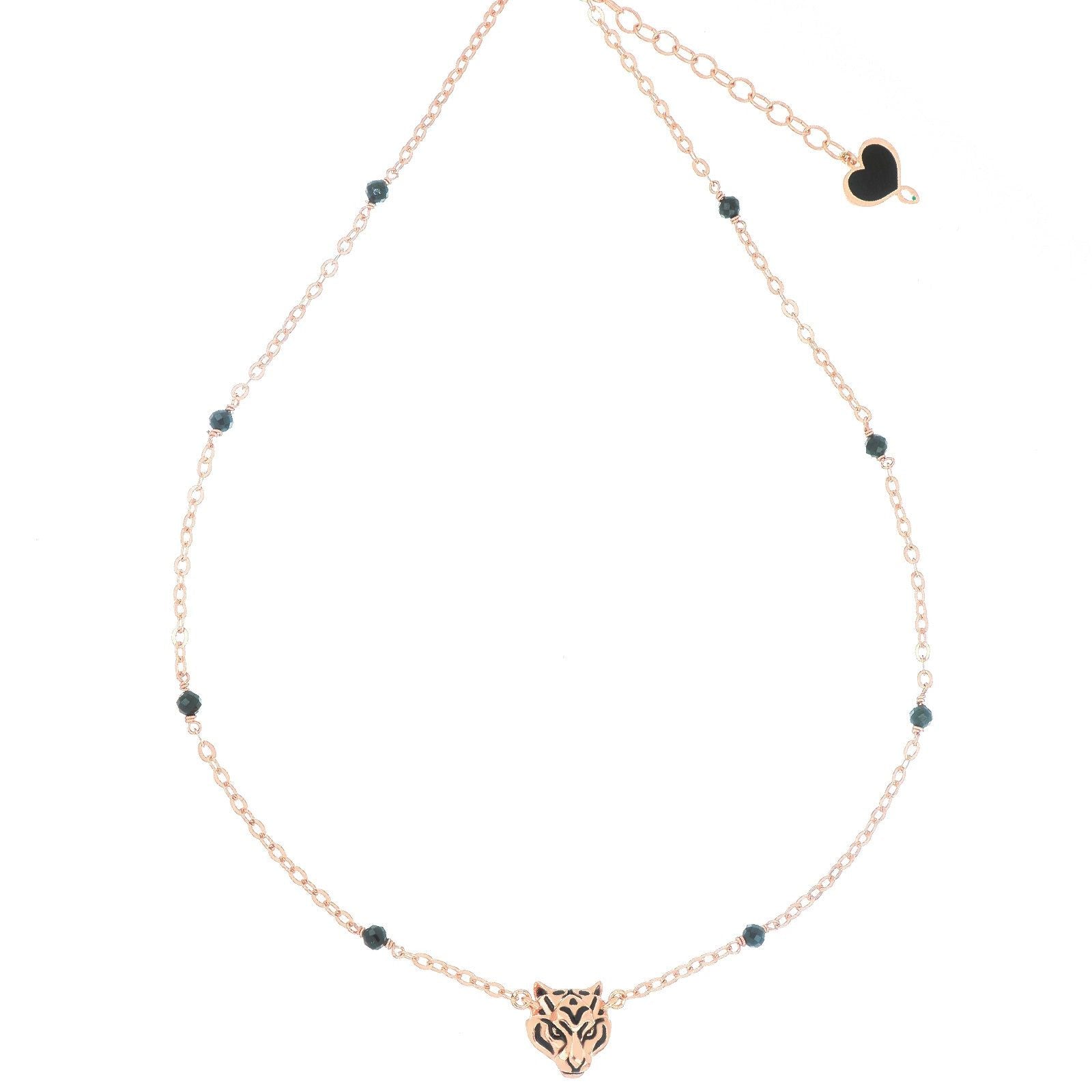Collana Maman et Sophie Tigre Yanez da donna GCYANRO8SP-1