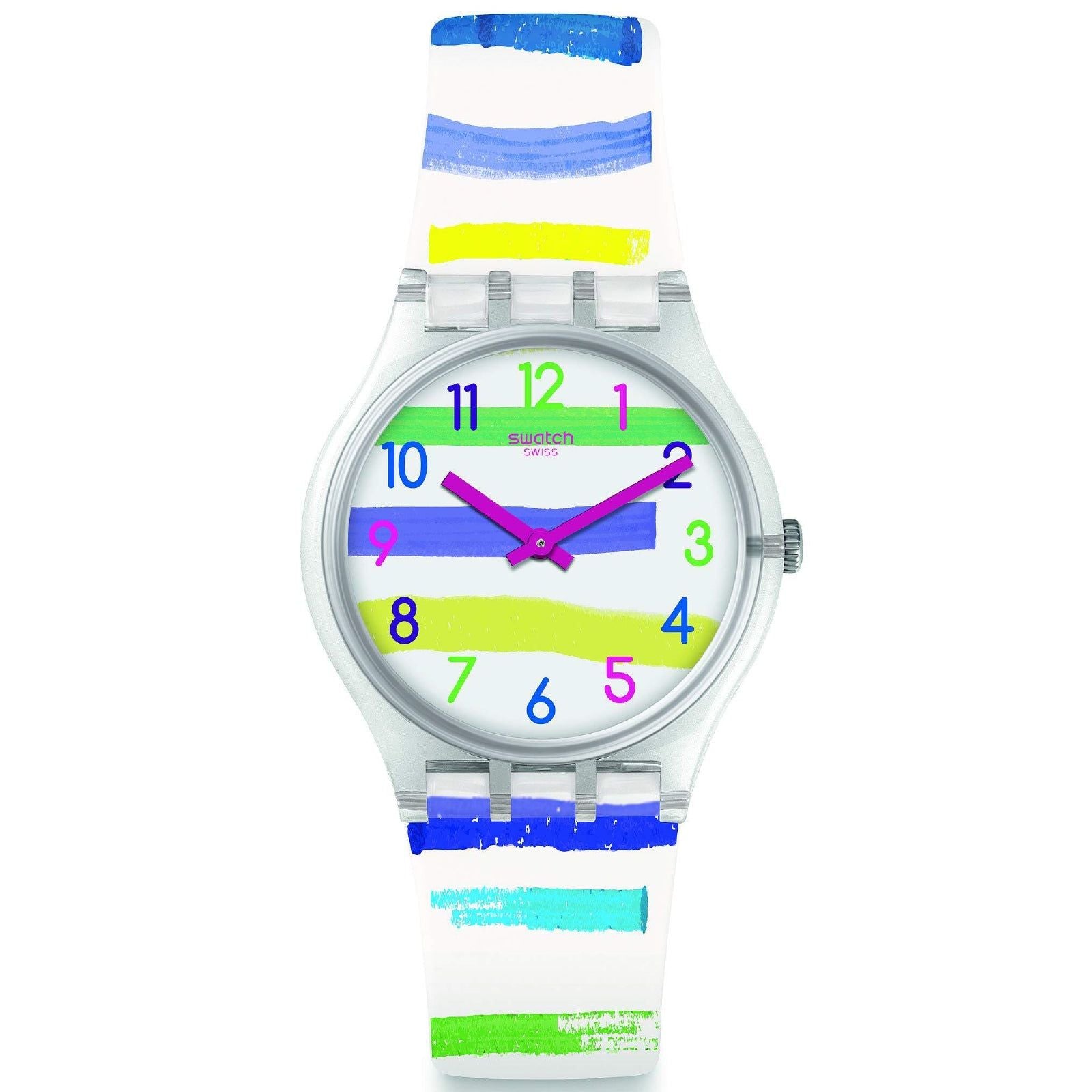 Orologio solo tempo Swatch Mediterranean Views da donna e da bambina/o GE254-1