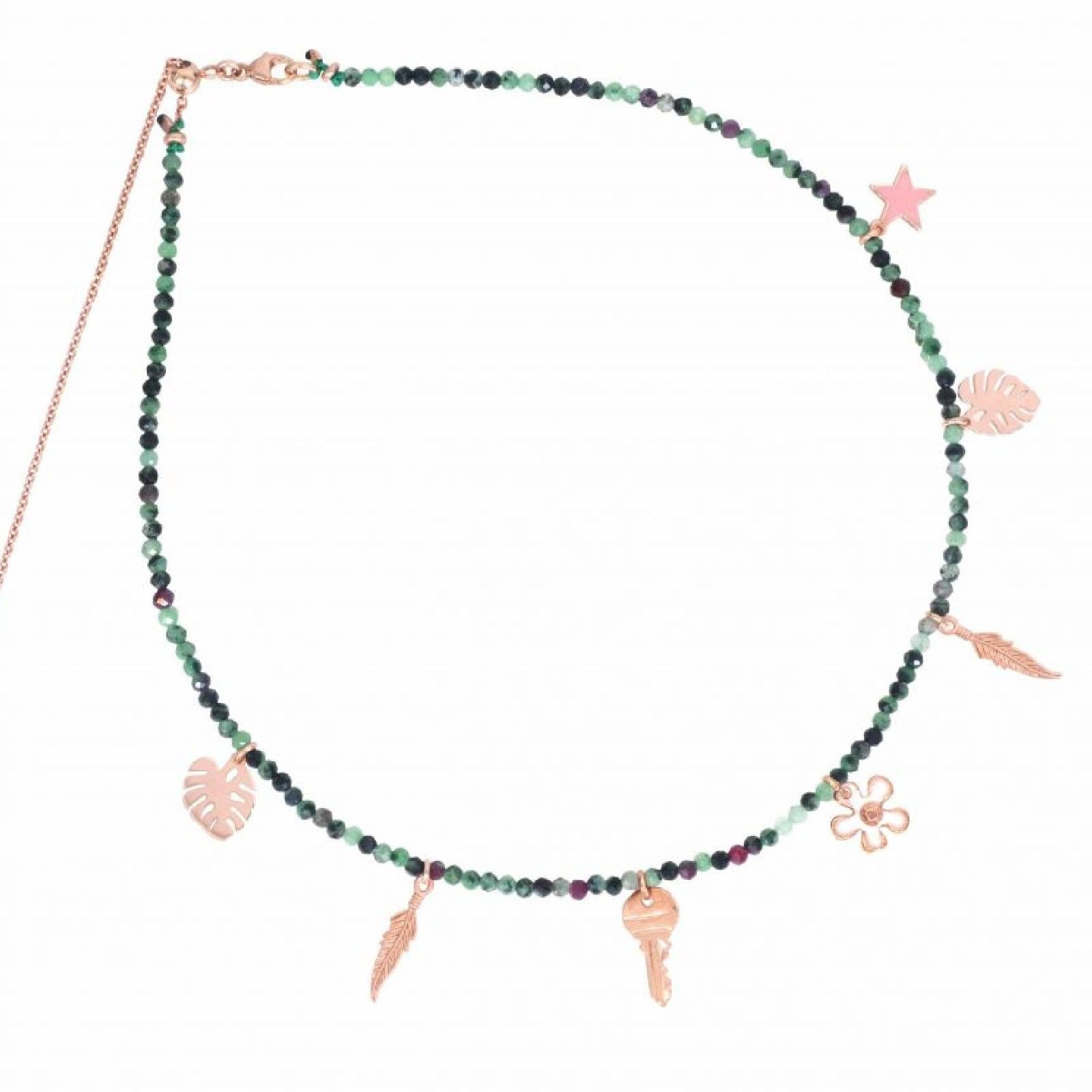 Collana Maman et Sophie Pietre Dure e Semipreziose da donna GHISF2RZP-1
