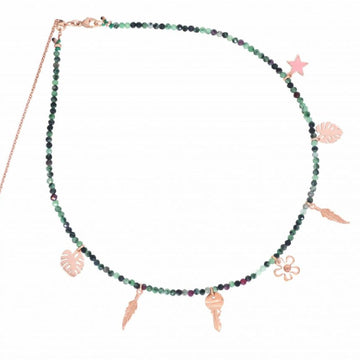 Collana Maman et Sophie Pietre Dure e Semipreziose da donna GHISF2RZP-1