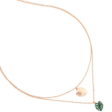 Collana Maman et Sophie Foglia Monstera da donna GHMON2M6-1