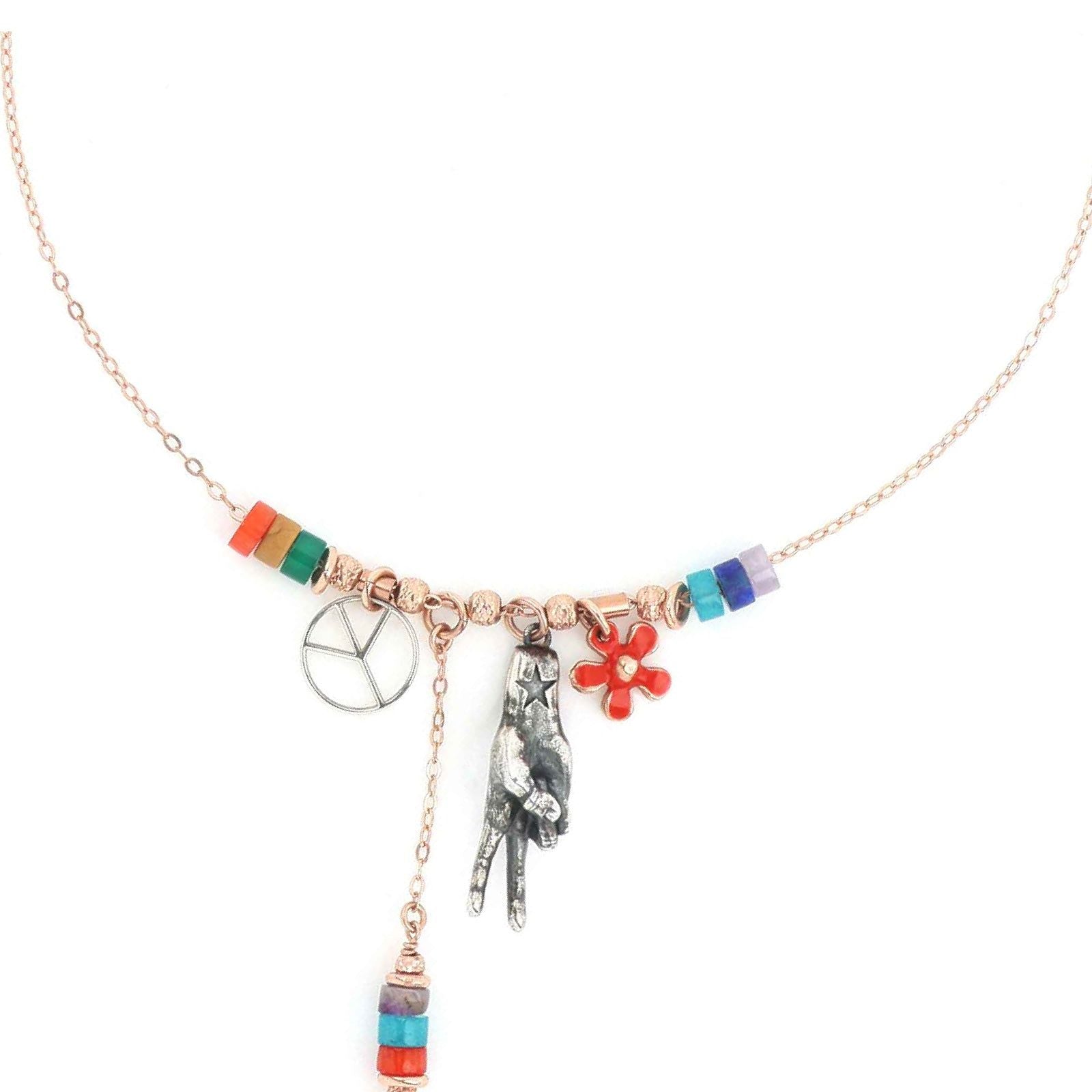 Collana Maman et Sophie Rainbow da donna GHRAI1PF-1