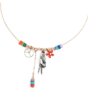 Collana Maman et Sophie Rainbow da donna GHRAI1PF-1