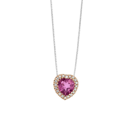 Collana Comete Fantasia Di Topazio Rosa da donna GLB1578-1