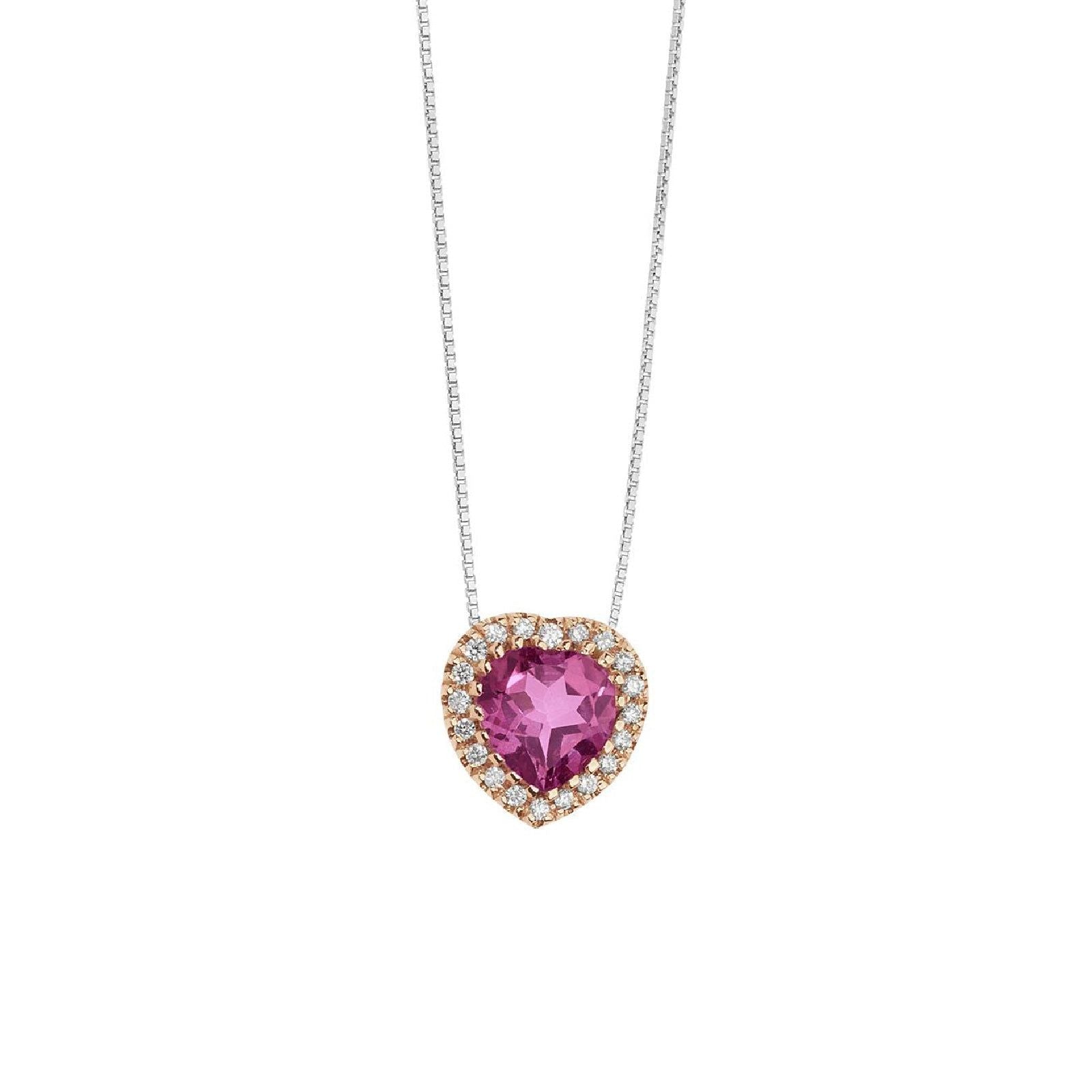 Collana Comete Fantasia Di Topazio Rosa da donna GLB1578-1