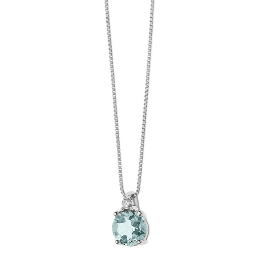 Collana Comete Azzurra da donna GLQ264-2