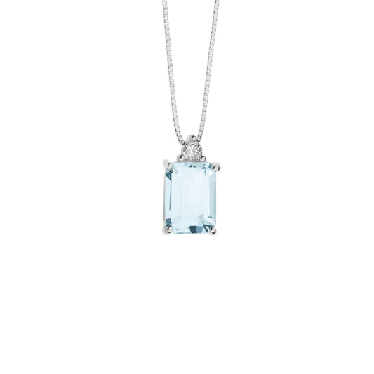 Collana Comete Azzurra da donna GLQ278-1