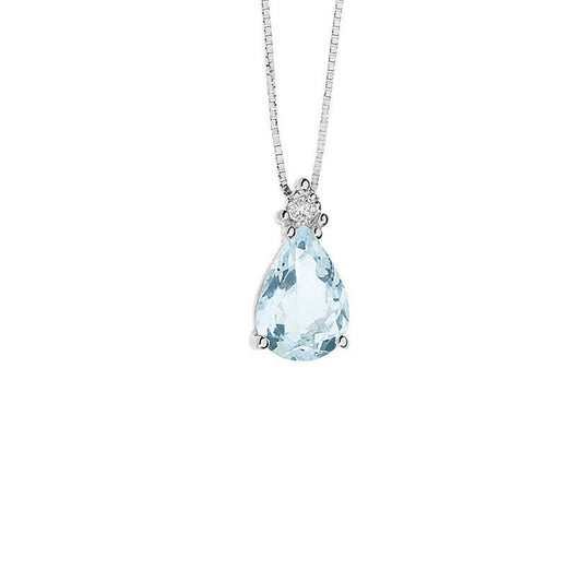 Collana Comete Azzurra da donna GLQ279-1