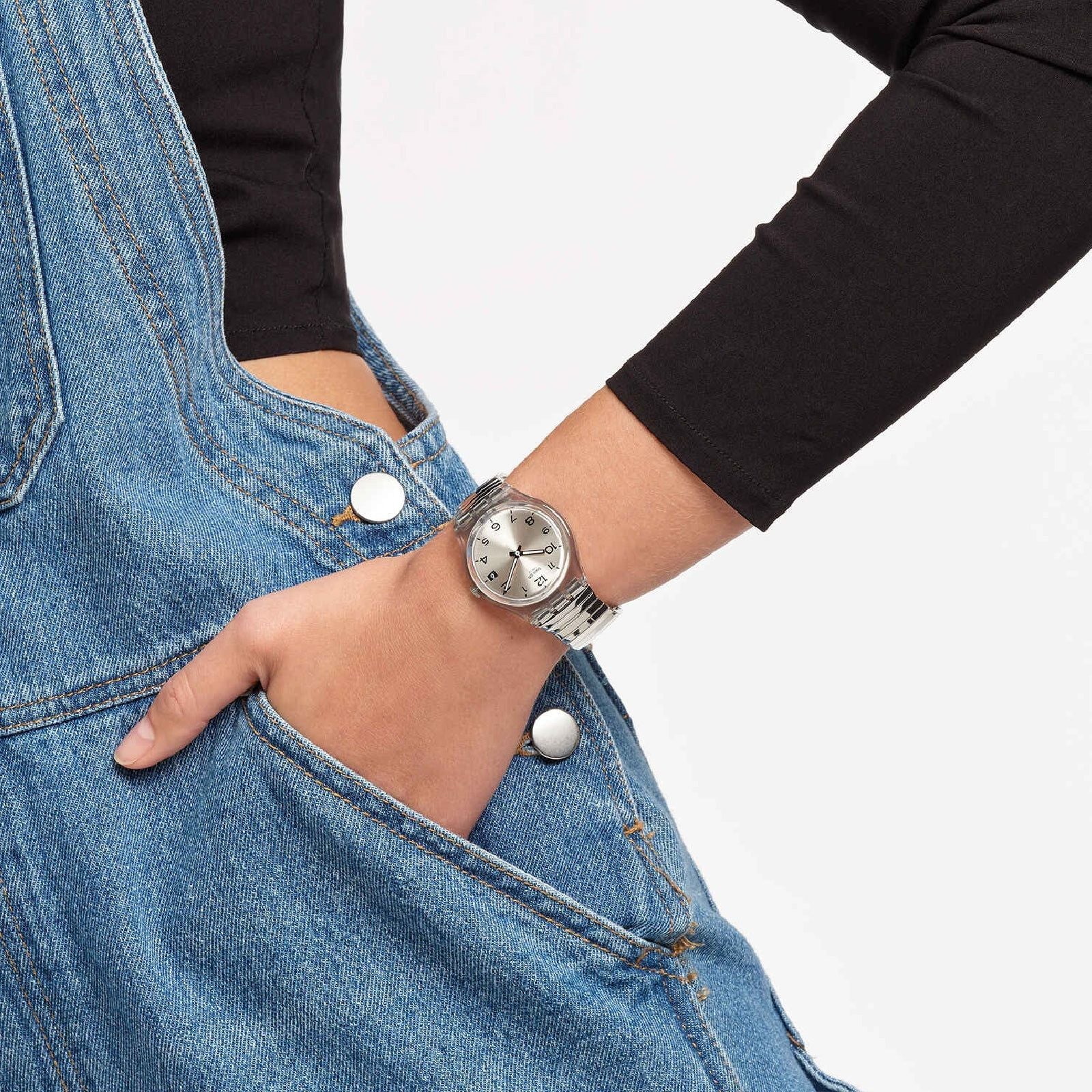 Orologio solo tempo Swatch Metallix unisex GM416A-2