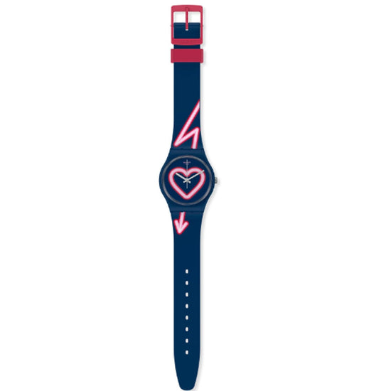 Orologio solo tempo Swatch The Power of Love da donna e da bambina GN267-2