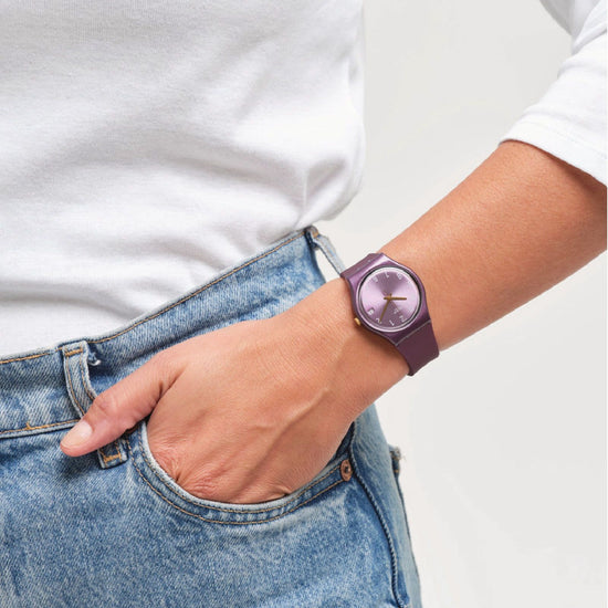 Orologio solo tempo Swatch Monthly Drops da donna GV403-3