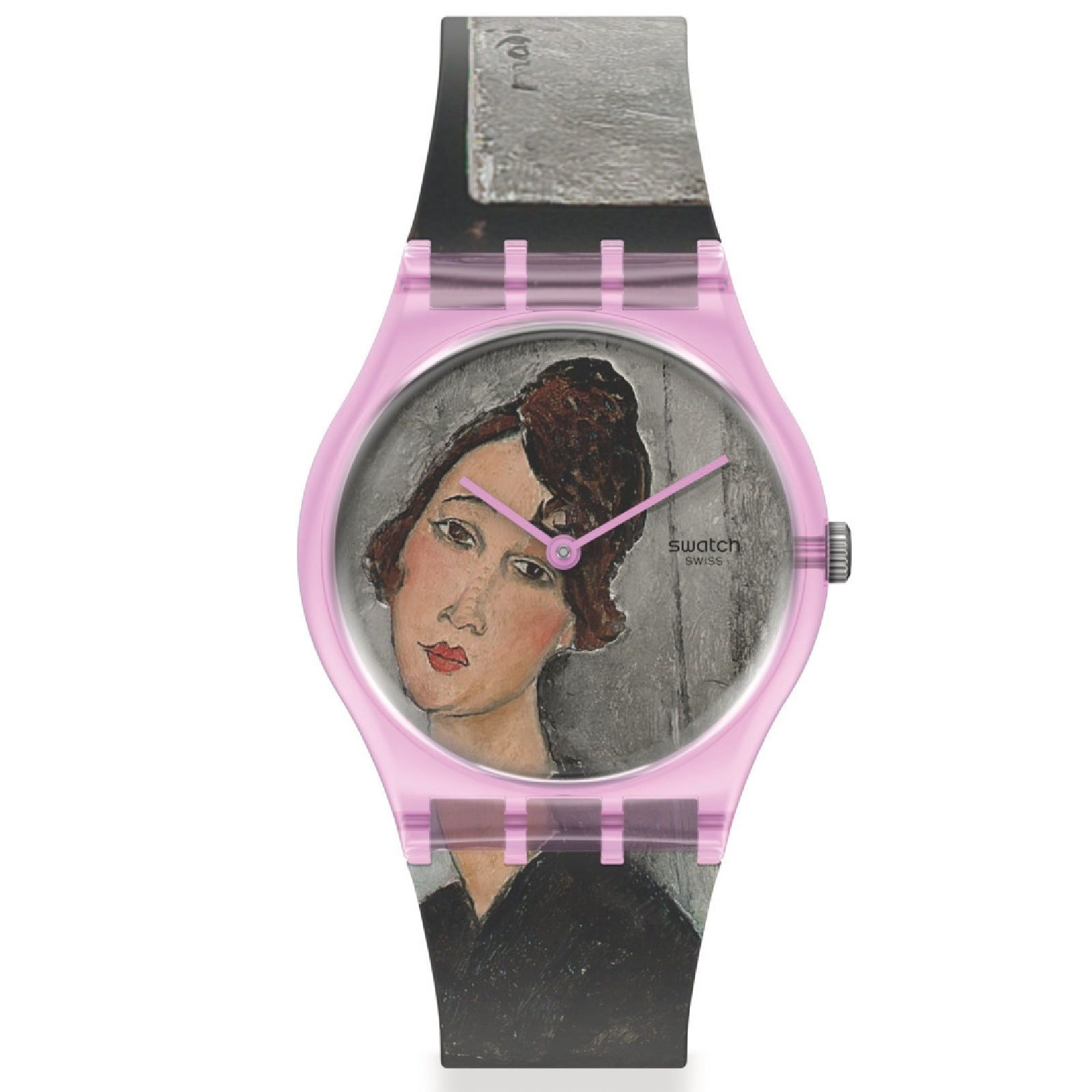 Orologio solo tempo Swatch X Centre Pompidou da donna GZ356-1