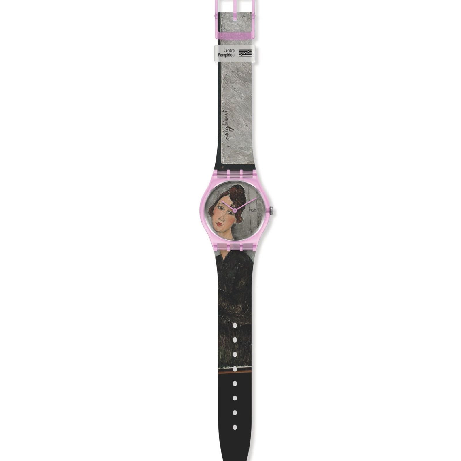 Orologio solo tempo Swatch X Centre Pompidou da donna GZ356-2
